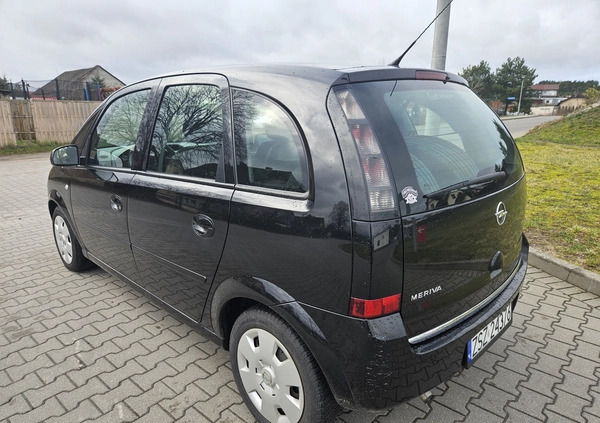 Opel Meriva cena 12800 przebieg: 120000, rok produkcji 2008 z Konstantynów Łódzki małe 121